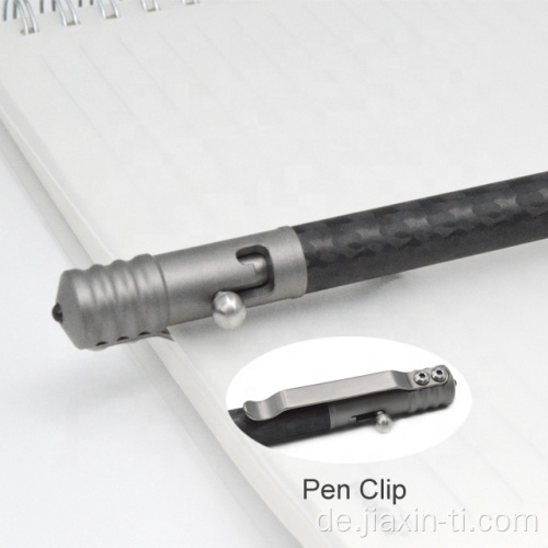 Multi EDC Ballpoint Pen Titanium Bolt Schreibstift